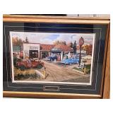 Pair of Ken Zylla Framed Prints Full Service and Lap of Luxury Limited Editions