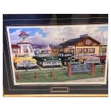 Pair of Ken Zylla Framed Prints Full Service and Lap of Luxury Limited Editions