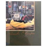 Set of 2 Framed Americana Prints by Pamela C. Renfrew