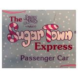 Dept 56 Sugar Town Express Holiday Train Set with Extra 1996 Passenger Car