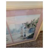 Framed Floral Garden Artwork, 42 x 31 Inches