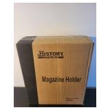 Magazine Holder and Masterpiece Art Portfolio with Assorted Magazines and Prints