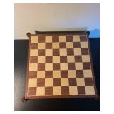 Wooden Multi-Game Set with Storage Drawer - Chess, Backgammon, Checkers, Cribbage, Dominos, Poker Dice