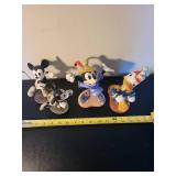 Set of 4 Walt Disney Classics Collection Figurines Mickey Minnie Donald Figures