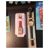 Disney Mickey Mouse 75th Anniversary Collection with Plush, Pins, Watches, Tag and Display Stand