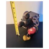 Vintage Style Mickey Mouse Movie Camera Coin Bank Figurine