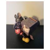 Vintage Style Mickey Mouse Movie Camera Coin Bank Figurine