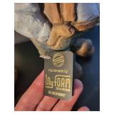 Pair of Nyform Handmade Norwegian Troll Figurines