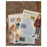 Shirley Temple Stamp and Card Collection Featuring Classic Films