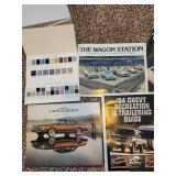 Vintage Car Brochure Collection with Beetle Illustrated History Book