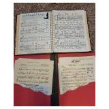 Collection of Band Music Books, Instruments Accessories, CDs, and Cleaning Kit