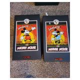 GUND Mickey Mouse and Minnie Mouse Collector Plush Set in Boxes
