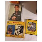 Boxed Lot of Music CDs, Cassettes, and DVDs - Variety of Genres