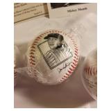 Mickey Mantle Collector Baseball Set with Certificates and Photos