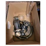 Vintage Silver Plated Tea Set with Tray and Glass Carafe