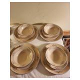 International China Company Hickory Hill Stoneware Dinnerware Set