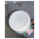 Kaiser Germany 6-Piece Porcelain Floral Vase & Candlestick Set