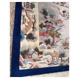 Ching Dynasty Friendship Rugs (Lot of 2) - Hand-Knotted Wool, Made in China