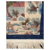 Ching Dynasty Friendship Rugs (Lot of 2) - Hand-Knotted Wool, Made in China