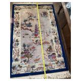 Ching Dynasty Friendship Rugs (Lot of 2) - Hand-Knotted Wool, Made in China