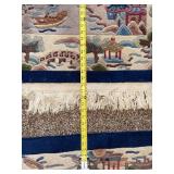 Ching Dynasty Friendship Rugs (Lot of 2) - Hand-Knotted Wool, Made in China