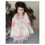 Antique Bisque Dolls - Victorian Lace Dresses (Lot of 2)