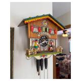 Hofbrauhaus Cuckoo Clock - West Germany, Pinecone Weights