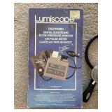 Lumiscope Digitronic Digital Blood Pressure Monitor with Pulse Meter Clock & Tape Readout