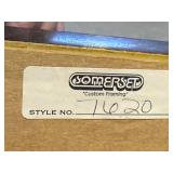 Somerset Style No. 7020 Framed European Street Scene Print