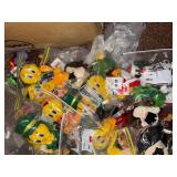 Yellow Duck Plush Toys - Assorted Cartoon Character Stuffed Animals In Zip Bags