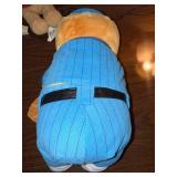 Winnie the Pooh Baseball Plush - Blue Pinstripe Uniform (Lot of 2)