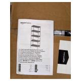 Set of Two Amazon Basics 5-Shelf Adjustable Steel Storage Shelving Unit - Black