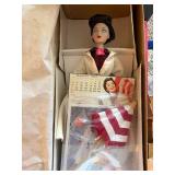 Gene Ashton-Drake Galleries Doll - Vintage 1957 Coca-Cola Calendar & Accessories