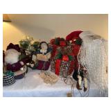 Santa Claus Figurines & Christmas Decor Collection - Assorted Holiday Figures