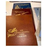 Stamp Folio Collection: Norman Rockwell, Golden Gate Bridge & World Stamps