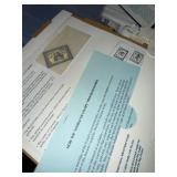 Stamp Folio Collection: Norman Rockwell, Golden Gate Bridge & World Stamps