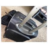 5-Piece Luggage Set - Black & Gray Rolling Suitcases