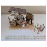 1981 Goebel W. Germany Nativity Set for JCPenney with Stable and 5 Figures