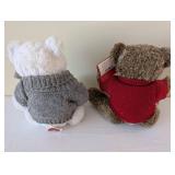 Cartier Pilou 1999 Collector Bear and Polo Holiday Bear with Sweaters