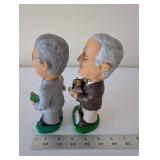 Pair of Sid Hartman Star Tribune Bobblehead Figures