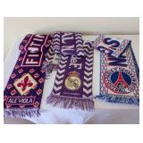 Collection of Soccer and Football Club Scarves