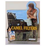 Vintage Camel Filters Tin Advertising Sign