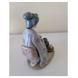 Set of 3 Lladro Porcelain Asian Figurines