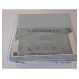 Bliss Bedding 4 Piece Queen Bedsheet Set Ultra Soft Microfiber Blue