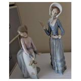 Set of 2 Lladro Porcelain Figurines - One with Original Box