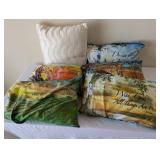 Set of 5 Inspirational Decorative Throw Pillows with Scripture Quotes