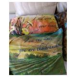 Set of 5 Inspirational Decorative Throw Pillows with Scripture Quotes