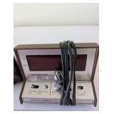 Lot of 2 Vintage Digital Alarm Clocks Including Spartus Model