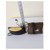 Lot of 2 Vintage Digital Alarm Clocks Including Spartus Model