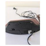 Lot of 2 Vintage Digital Alarm Clocks Including Spartus Model